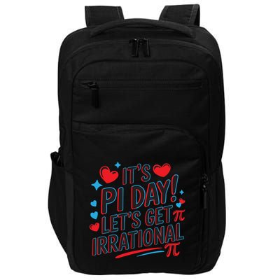 Happy Pi Day Math Teacher Mathematics Irrational Pi Symbol Funny Gift Impact Tech Backpack