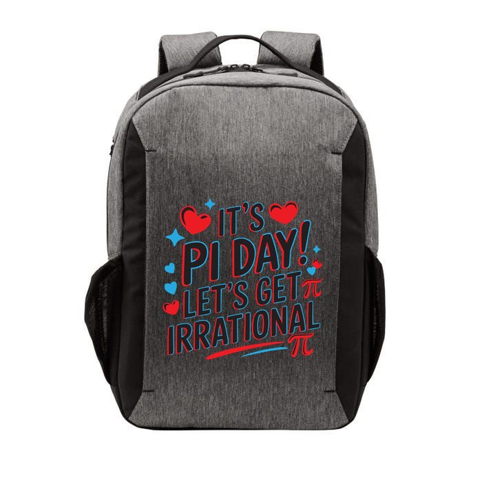 Happy Pi Day Math Teacher Mathematics Irrational Pi Symbol Funny Gift Vector Backpack