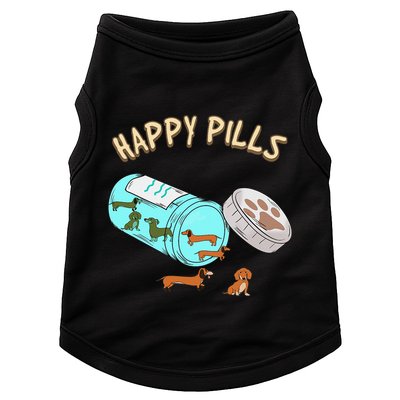 Happy Pills Dachshund Dog Lover Gift Doggie Tank