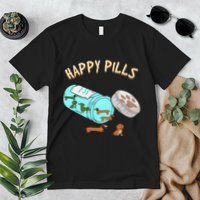 Happy Pills Dachshund Dog Lover Gift Premium T-Shirt