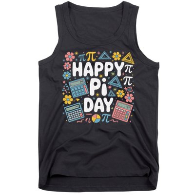 Happy Pi Day Be Irrational Mathematic Math Teacher Student Tank Top