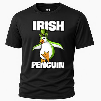 Happy Patrick's Day Irish Penguin Leprechaun Gifts Performance Shirt