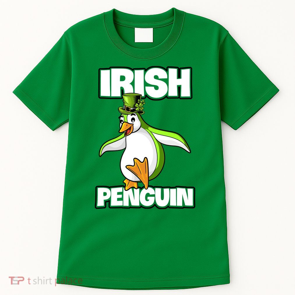 Happy Patrick's Day Irish Penguin Leprechaun Gifts Tall T-Shirt