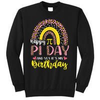 Happy Pi Day And Yes It's My Birthday Math Teacher Rainbow Sweatshirt