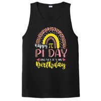 Happy Pi Day And Yes It's My Birthday Math Teacher Rainbow PosiCharge Competitor Tank