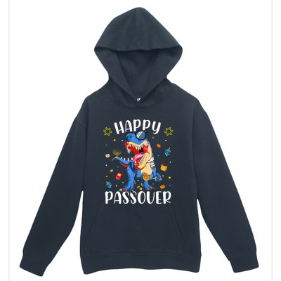 Happy Passover Dinosaur Jewish Passover Urban Pullover Hoodie