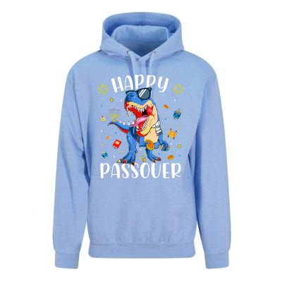 Happy Passover Dinosaur Jewish Passover Unisex Surf Hoodie