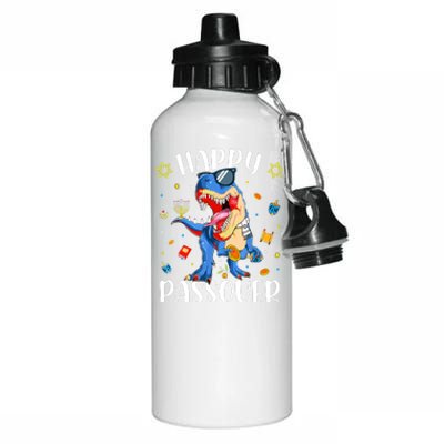 Happy Passover Dinosaur Jewish Passover Aluminum Water Bottle