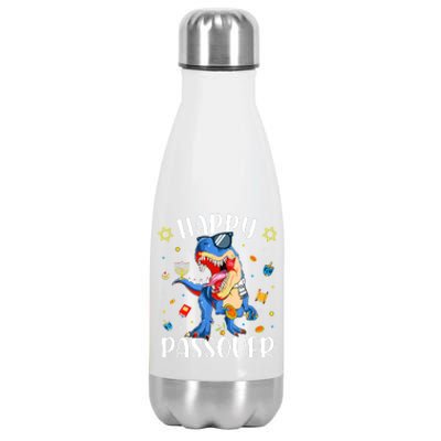 Happy Passover Dinosaur Jewish Passover Stainless Steel Insulated Water Bottle