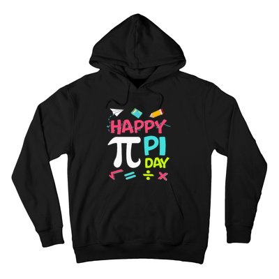 Happy Pi Day  Math Teachers Student Professor Pi Day Hoodie