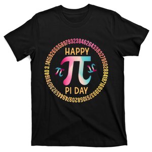 Happy Pi Day Mathematischer Mathematiklehrer Pi 3.14 T-Shirt