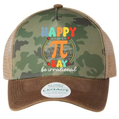 Happy Pi Day Be Irrational Legacy Tie Dye Trucker Hat