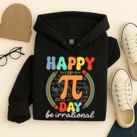 Happy Pi Day Be Irrational Hoodie