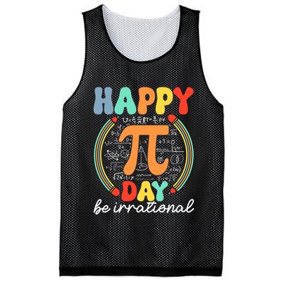 Happy Pi Day Be Irrational Mesh Reversible Basketball Jersey Tank