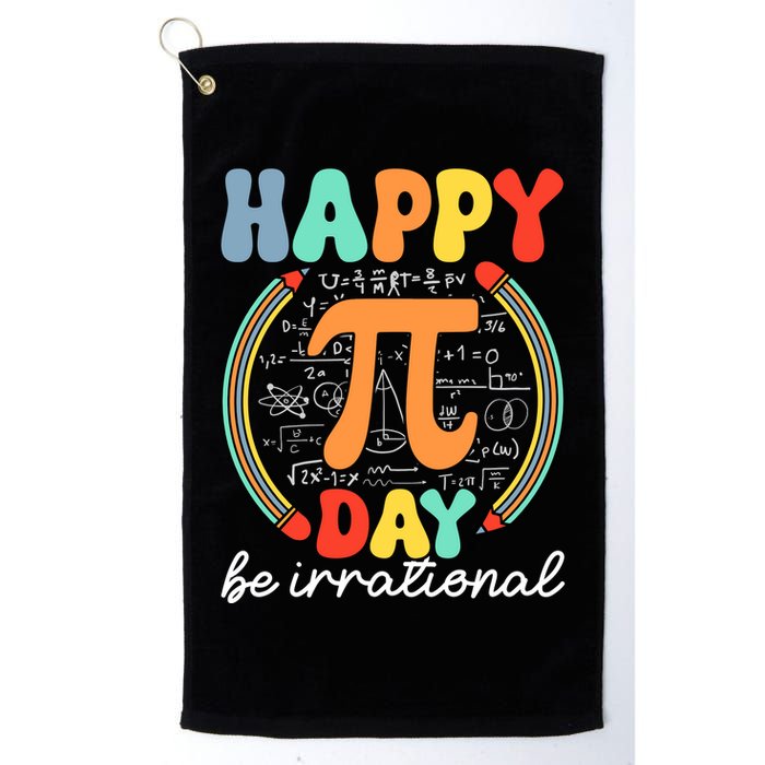 Happy Pi Day Be Irrational Golf Towel