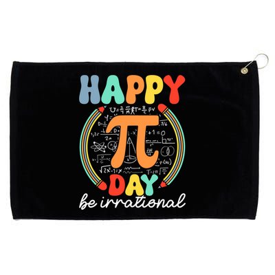 Happy Pi Day Be Irrational Grommeted Golf Towel