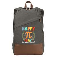 Happy Pi Day Be Irrational Cotton Canvas Backpack