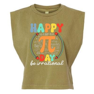 Happy Pi Day Be Irrational Garment-Dyed Women's Muscle Tee
