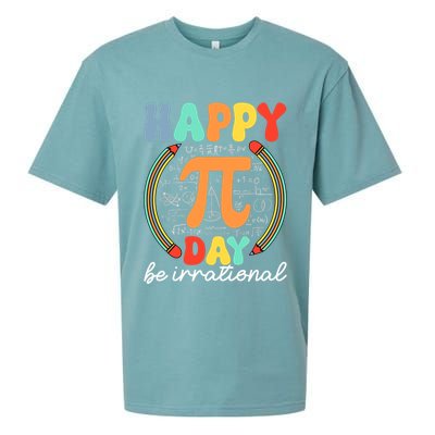 Happy Pi Day Be Irrational Sueded Cloud Jersey T-Shirt