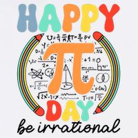 Happy Pi Day Be Irrational Garment-Dyed Sweatshirt