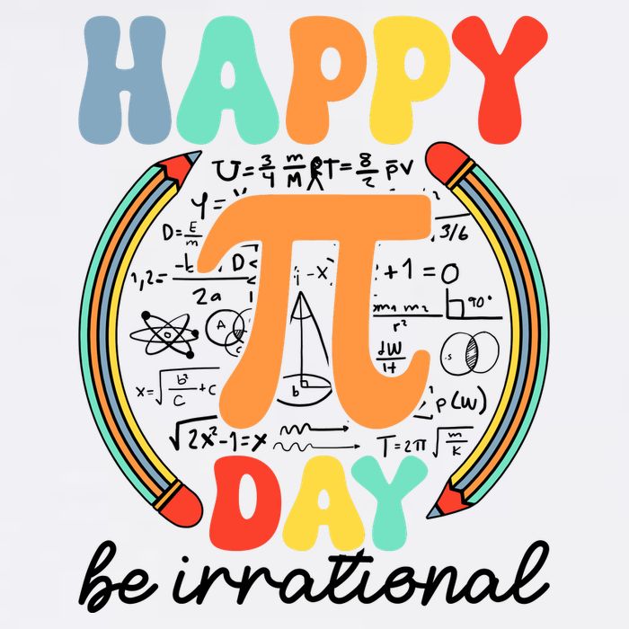 Happy Pi Day Be Irrational Garment-Dyed Sweatshirt