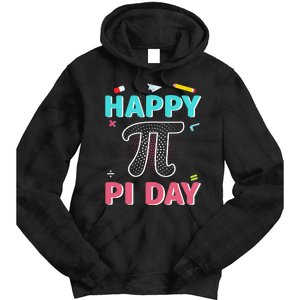 Happy Pi Day Math Teachers Student Professor Pi Day Tie Dye Hoodie