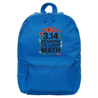 Happy Pi Day Math Teacher Mathematics Irrational Pi Symbol Gift 16 in Basic Backpack