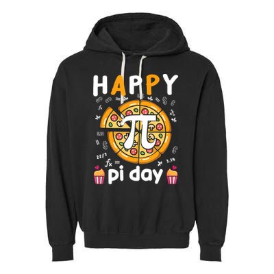 Happy Pi Day Mathematic Math Teacher For Pi Day 3.14 Garment-Dyed Fleece Hoodie