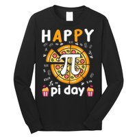 Happy Pi Day Mathematic Math Teacher For Pi Day 3.14 Long Sleeve Shirt