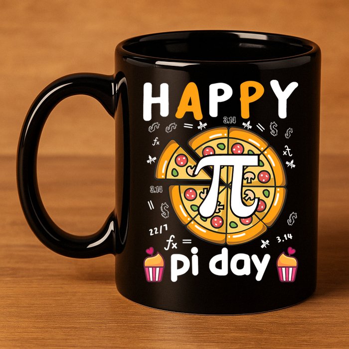 Happy Pi Day Mathematic Math Teacher For Pi Day 3.14 11oz C Handle Ceramic Mug