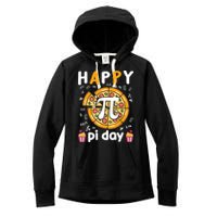 Happy Pi Day Mathematic Math Teacher For Pi Day 3.14 Women's Fleece Hoodie