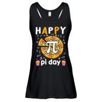 Happy Pi Day Mathematic Math Teacher For Pi Day 3.14 Ladies Essential Flowy Tank