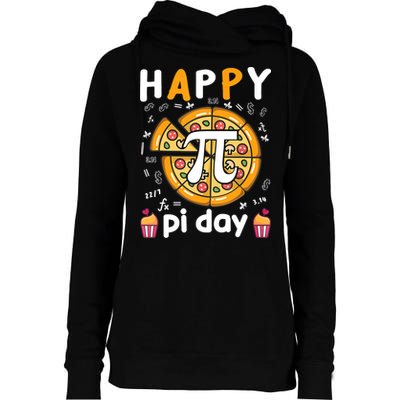 Happy Pi Day Mathematic Math Teacher For Pi Day 3.14 Womens Funnel Neck Pullover Hood