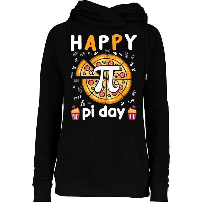 Happy Pi Day Mathematic Math Teacher For Pi Day 3.14 Womens Funnel Neck Pullover Hood