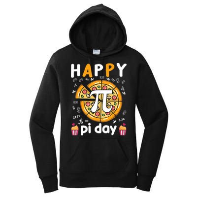 Happy Pi Day Mathematic Math Teacher For Pi Day 3.14 Women's Pullover Hoodie