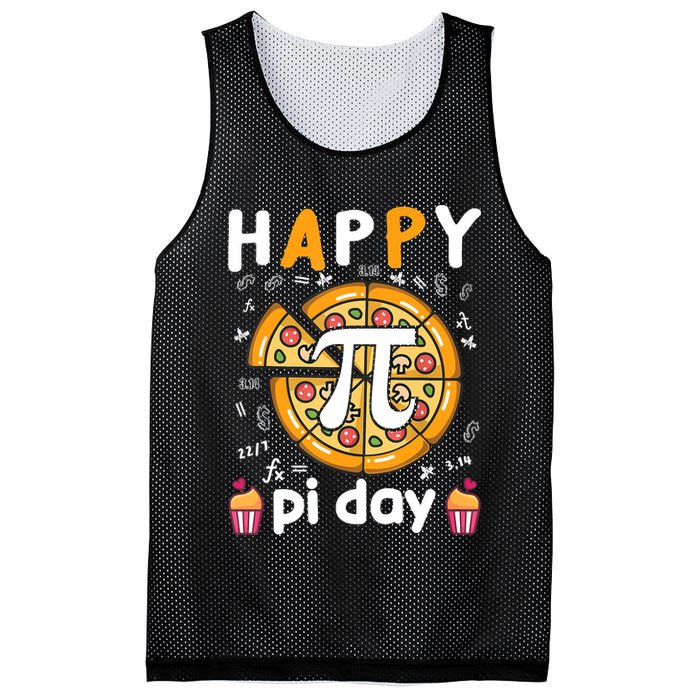 Happy Pi Day Mathematic Math Teacher For Pi Day 3.14 Mesh Reversible Basketball Jersey Tank