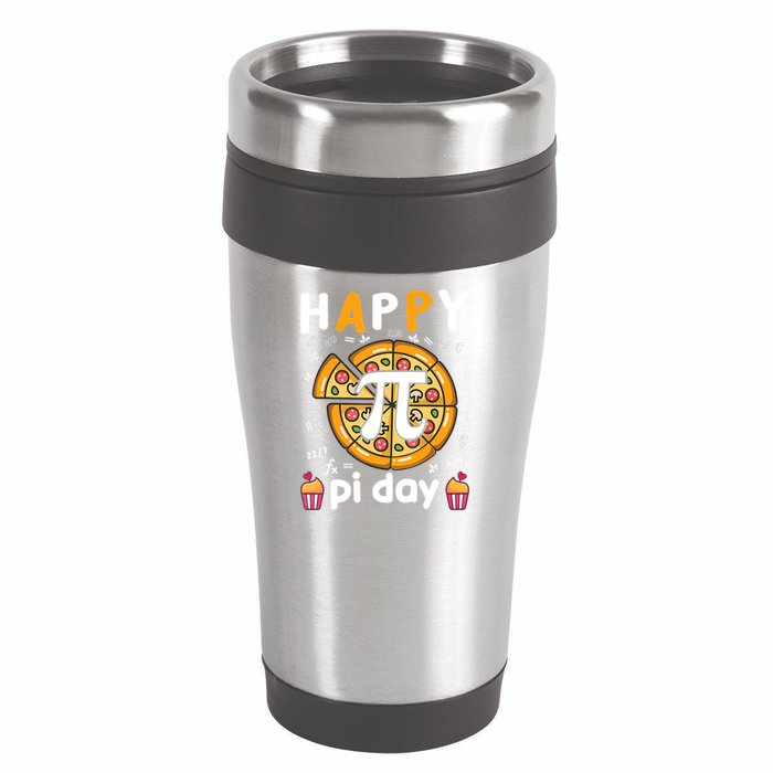 Happy Pi Day Mathematic Math Teacher For Pi Day 3.14 16oz Travel Tumbler