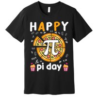 Happy Pi Day Mathematic Math Teacher For Pi Day 3.14 Premium T-Shirt