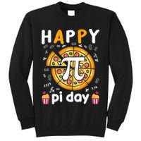 Happy Pi Day Mathematic Math Teacher For Pi Day 3.14 Tall Sweatshirt