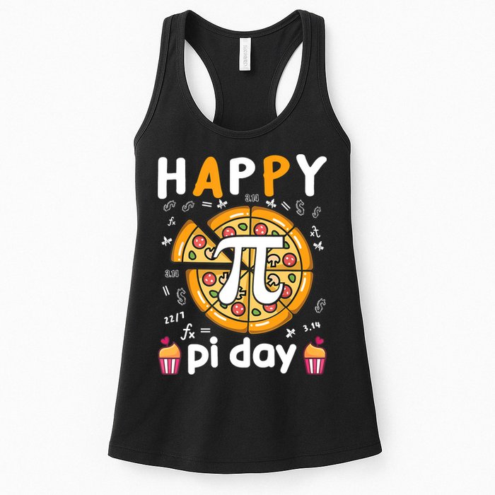 Happy Pi Day Mathematic Math Teacher For Pi Day 3.14 Womens Tank Top