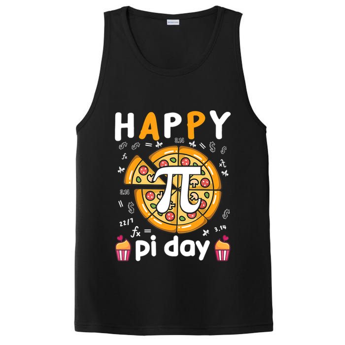 Happy Pi Day Mathematic Math Teacher For Pi Day 3.14 PosiCharge Competitor Tank