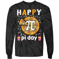 Happy Pi Day Mathematic Math Teacher For Pi Day 3.14 Tie-Dye Long Sleeve Shirt