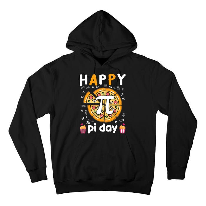 Happy Pi Day Mathematic Math Teacher For Pi Day 3.14 Tall Hoodie