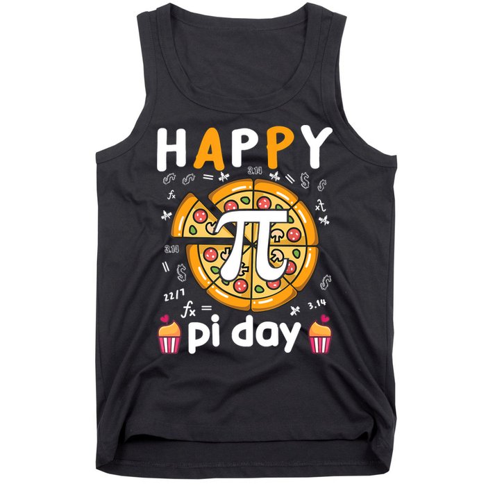 Happy Pi Day Mathematic Math Teacher For Pi Day 3.14 Tank Top