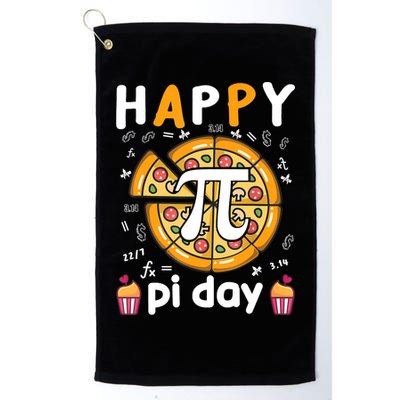 Happy Pi Day Mathematic Math Teacher For Pi Day 3.14 Golf Towel
