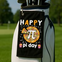 Happy Pi Day Mathematic Math Teacher For Pi Day 3.14 Golf Towel