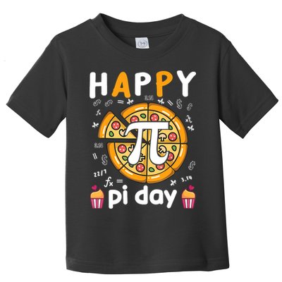 Happy Pi Day Mathematic Math Teacher For Pi Day 3.14 Toddler T-Shirt