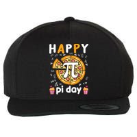 Happy Pi Day Mathematic Math Teacher For Pi Day 3.14 Wool Snapback Cap