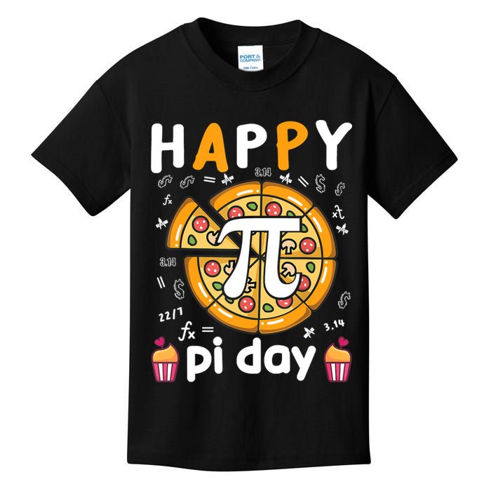 Happy Pi Day Mathematic Math Teacher For Pi Day 3.14 Kids T-Shirt