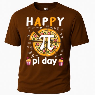 Happy Pi Day Mathematic Math Teacher For Pi Day 3.14 Performance Shirt
